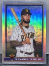 Fernando Tatis Jr. 2021 Bowman Chrome 1991 Design Refractor Insert #91B-FT