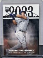Jasson Dominguez 2024 Topps Greatest Hits Rookie RC Insert #23GH-26