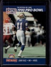 Jerry Rice 1990 Pros Set Pro Bowl #411