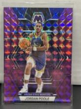 Jordan Poole 2022-23 Panini Mosaic Purple (#41/99) Mosaic Prizm #7