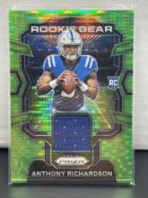 Anthony Richardson 2023 Panini Prizm Rookie Gear Lime Green Pulsar Patch Rookie RC #RG-AR