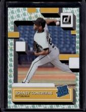 Roansy Contreras 2022 Panini Donruss Rated Rookie Statue of Liberty Short Print RC Parallel #74