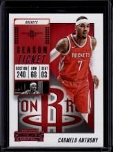 Carmelo Anthony 2018-19 Panini Contenders #48