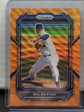 Nolan Ryan 2023 Panini Prizm Orange Wave (#37/50) Prizm #84