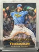Corbin Burnes 2023 Topps Chrome Technicolor Refractor Insert #TT-12