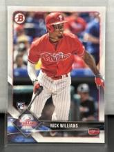 Nick Williams 2018 Bowman Rookie RC #73