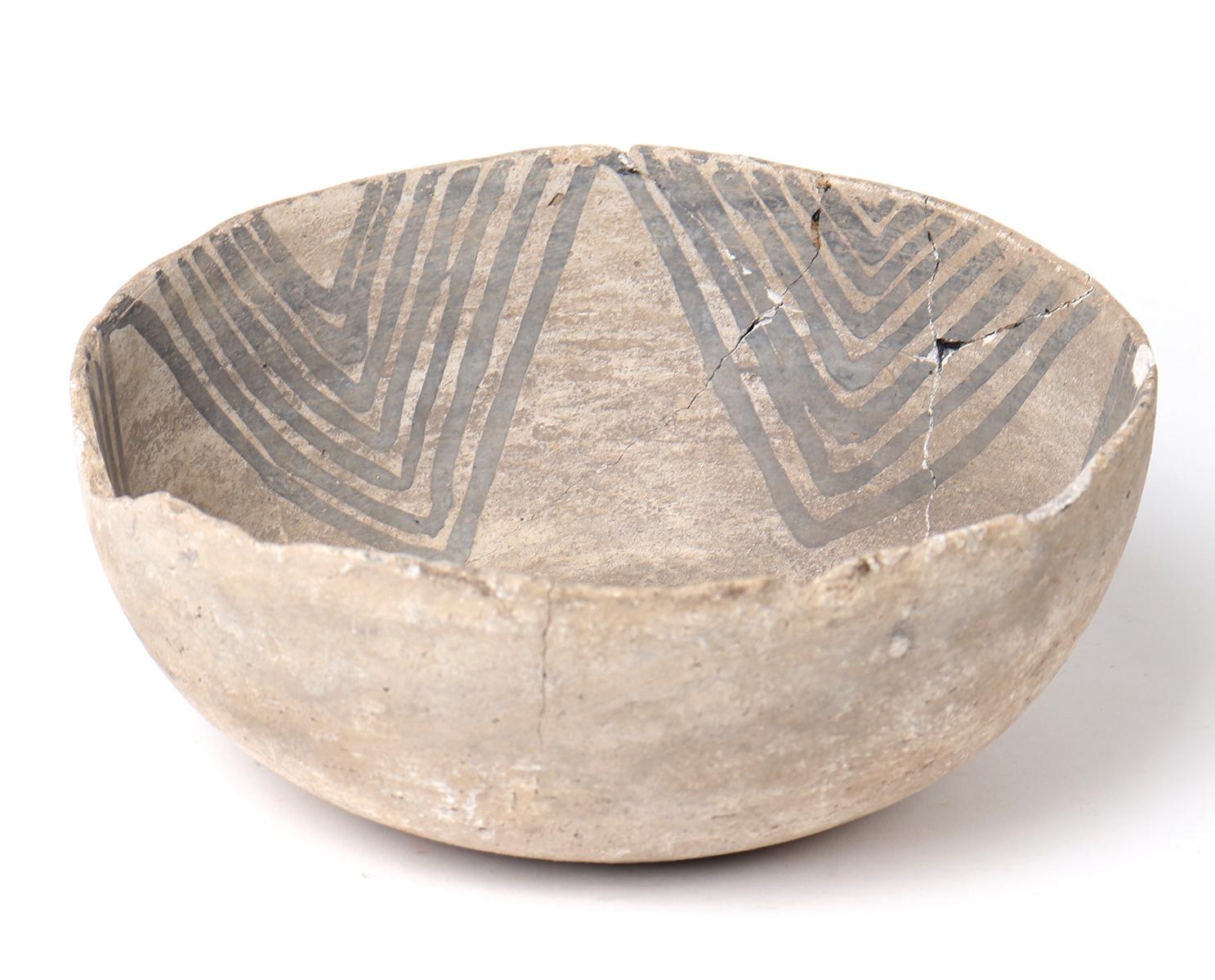 Pre-Historic Anasazi Pueblo Painted Bowl, Pueblo II 900 CE-1150 CE