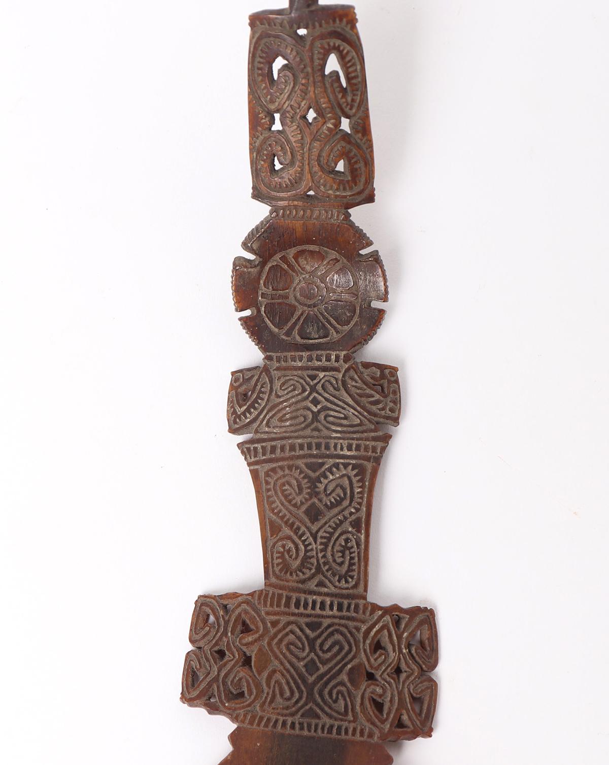Indonesian Intricately Carved & Incised Spoon