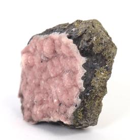 Arsenopyrite & Sphalerite on Rhodochrosite with Pyrite