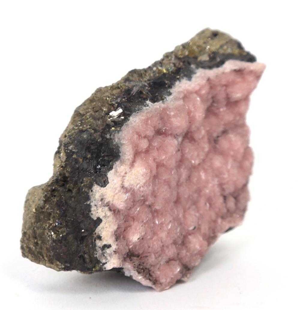 Arsenopyrite & Sphalerite on Rhodochrosite with Pyrite