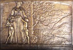 Framed Bronze Plaque