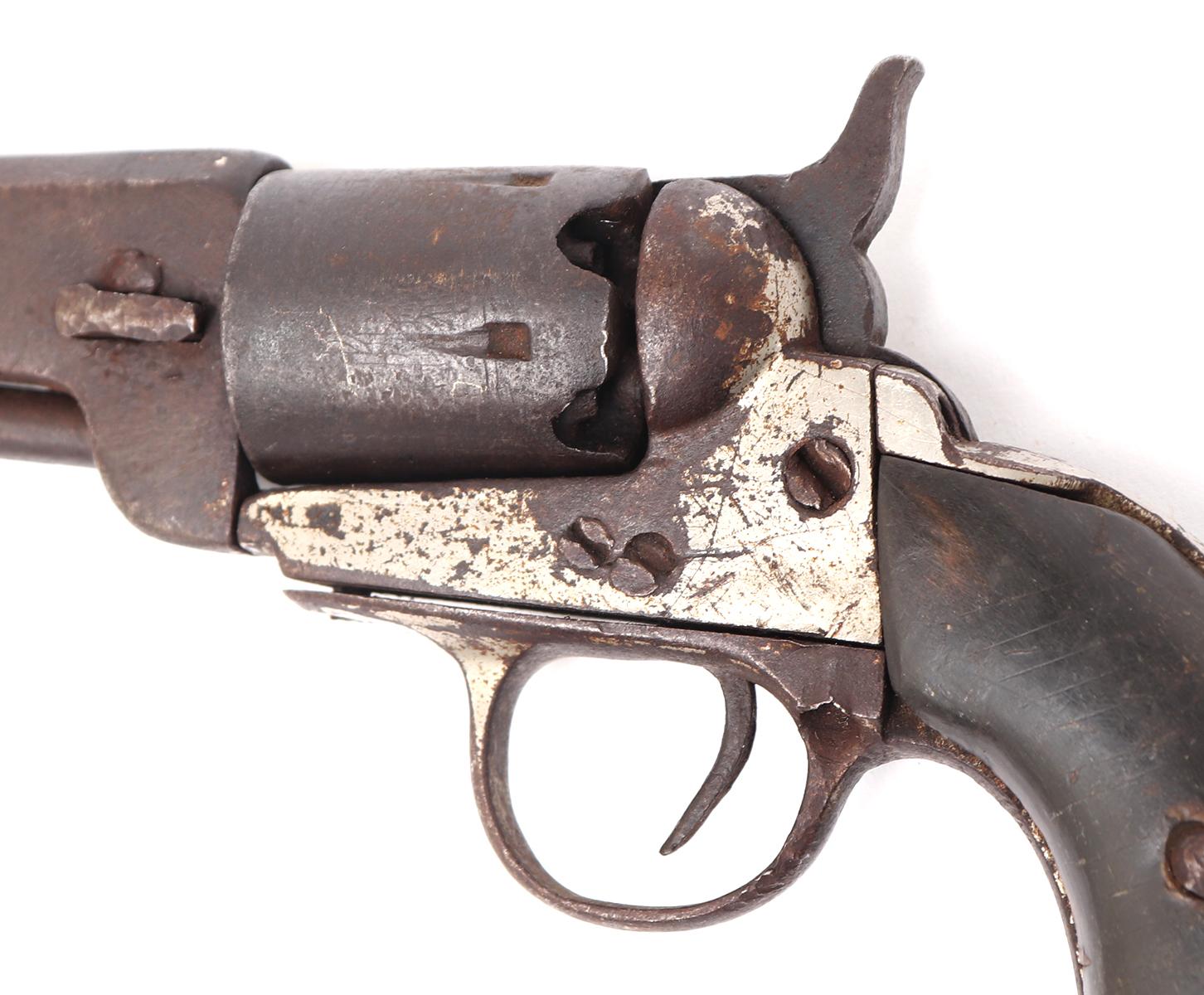 Antique Mexican Colt Revolver Pistol