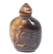 Agate Carved Chinese Snuff Bottle