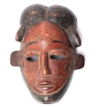 African Ibibio Painted Mask