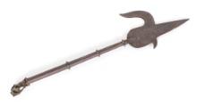 19th C. Steel Indian Elephant Goad Combination-Dagger