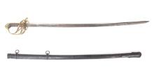 British Infantry Officers Sword, Pattern 1845 w/Hinge