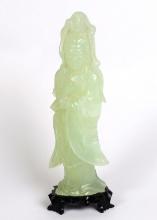 Chinese Hardstone Statue of Guanyin