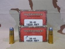 Ultramax 38-40 ammo
