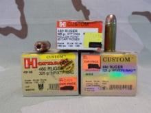 Hornady 480 Ruger ammo