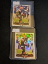x2 lot both being brian hoyer's 2014's numbered Refractors