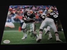 Kevin Mack Signed 8x10 Photo FSG Witnessed