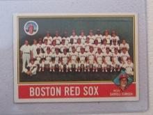 1976 TOPPS BOSTON RED SOX TEAM CHECKLIST