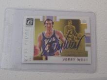 JERRY WEST SIGNED SPORTS CARD WITH COA