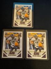 x3 lot all being TAYLOR HEINICKE ATL FALCONS NFL SCORE ROOKIES