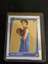 Josh Giddy 2021-22 Panini Donruss Optic Rated Rookie #152 Thunder