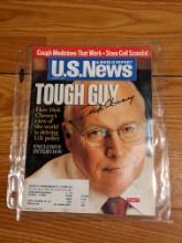 Dick Cheney Signed Autographed Magazine with coa