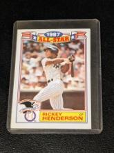 1991 O-PEE-CHEE OPC 939TH Card # 62 RICKEY HENDERSON OAKLAND ATHLETICS