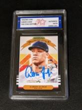 Aaron Judge 2019 Donruss auto Authenticated by Fivestar Grading