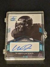 8/30 SP Warren Jackson 2021 Leaf Ultimate Draft No.PA-WJ1 Autograph Rookie Card