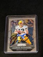 Aaron Rodgers autographed card w/coa