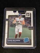 Daniel Bellinger Rated Rookie Card RC 2022 Donruss Optic #290 New York Giants