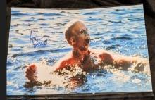 Ari Lehman Signed 11x17 Poster W/Insc - with JSA COA -witnessed