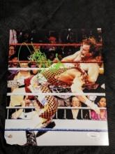 Jake Roberts autographed 8x10 photo with JSA COA/witnessed