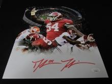 Dalvin Tomlinson signed 11x14 photo JSA COA