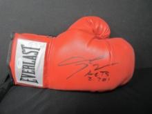 Angel Manfredy Signed Boxing Glove JSA COA
