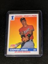 1991 Score #671 Chipper Jones 1st Round Draft Pick