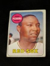 1969 Topps #498 Juan Pizarro Boston Red Sox Vintage Baseball Card