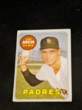 1969 Topps #473b Jose Arcia San Diego Padres Vintage Baseball Card