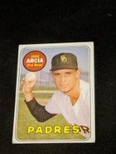 1969 Topps #473b Jose Arcia San Diego Padres Vintage Baseball Card