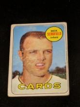 1969 Topps #18 Dick Schofield St. Louis Cardinals Vintage Baseball Card