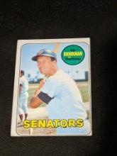 1969 Topps #153 Ed Brinkman Washington Senators Vintage Baseball Card