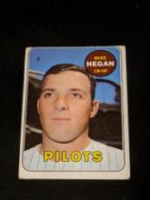 1969 Topps #577 Mike Hegan Seattle Pilots Vintage Baseball Card