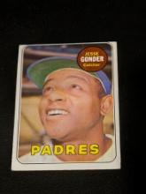 1969 Topps San Diego Padres Baseball Card #617 Jesse Gonder