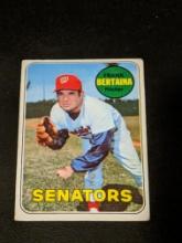 1969 Topps #554 Frank Bertaina Vintage Washington Senators Baseball Card