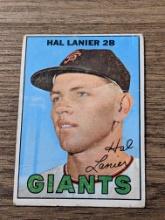 1967 Topps HAL LANIER #4 Miscut ERROR Vintage Baseball Card