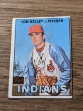 1967 Topps #214 Tom Kelley Cleveland Indians Vintage Baseball Card